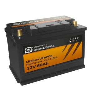 LIONTRON 12,8V 80Ah LiFePO4 mit BMS / 1200 A